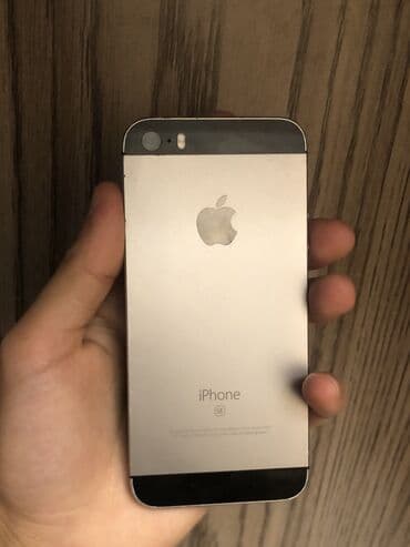 appl: IPhone SE, 32 GB, Gümüşü, Barmaq izi — 1