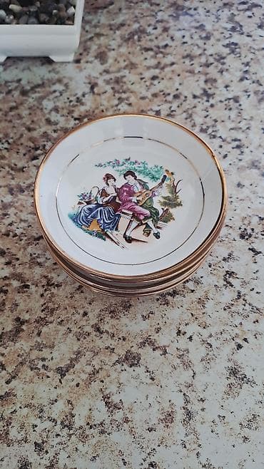 force nabor: Boşqablar, 6 ədədli dəst, rəng - Ağ, Farfor — 4