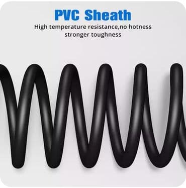 usb kabel iphone: 1 metr uzunluqda, həm micro usb, həm də type-c girişə malik şarj — 3