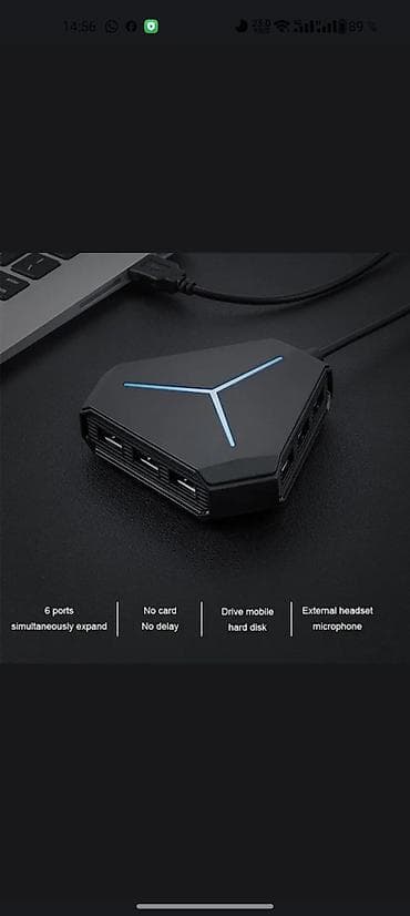 fləş kart: USB 3.0 çoxfunksiyalı HUB və kart oxuyucu • Üçbucaqlı dizaynlı kompakt — 4