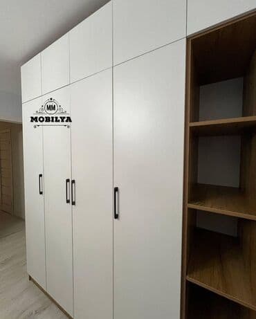 qapı modelleri: Yeni, Açılan, 4 qapılı Düz dolab, Qarderob, paltar dolabı, Azərbaycan — 3