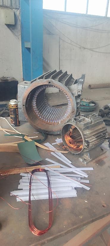kombi elektrik: Elektrik mühərriklərinin sarğı və təmiri xidməti - Asinxron elektrik — 2