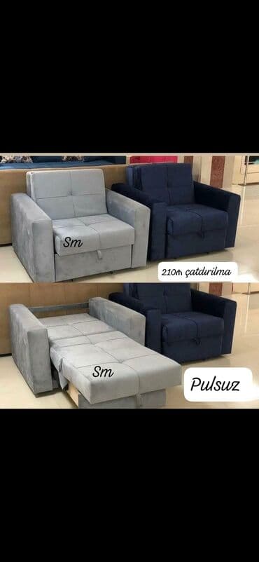 *✨amerikanka kresloların sifarişi* 📏📏ölçü eni 1m açılan zaman 1m80sm