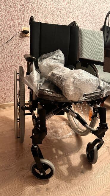 əl arabası qiyməti: Mexaniki əlil arabası - Yüngül, möhkəm alüminium/pöz̧öl çərçivə - — 4