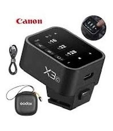 dji mic 2: Godox X3-C (Canon üçün) TTL radio trigger - Canon fotoaparatları ilə — 1