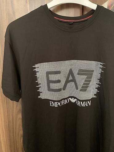 futbolka: Futbolka, Emporio Armani, M, rəng - Qara — 2