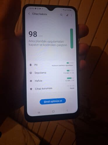 komputer ekran şəkilləri: Smartfon – mavi rəng Xüsusiyyətlər: - Tam ekran ön panel, ön kamera — 6
