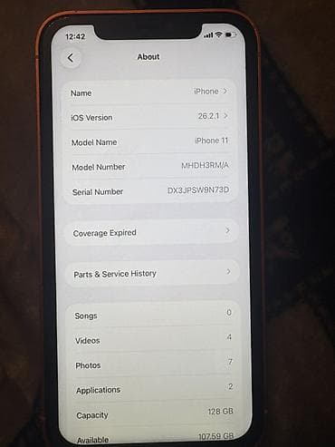 iphone 13 pro max en ucuz: IPhone 11, 128 GB, Narıncı, Face ID — 1