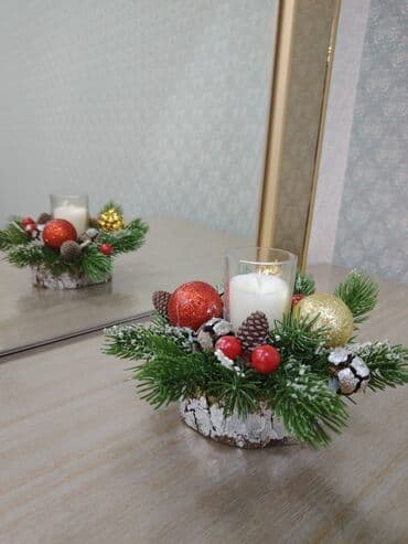 süni gullər: Şam — 8