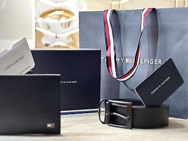 Zərgərlik əşyaları: Tommy Hilfiger kişi aksesuar dəsti Dəst tərkibi: - Kəmər: Qara rəng — 3