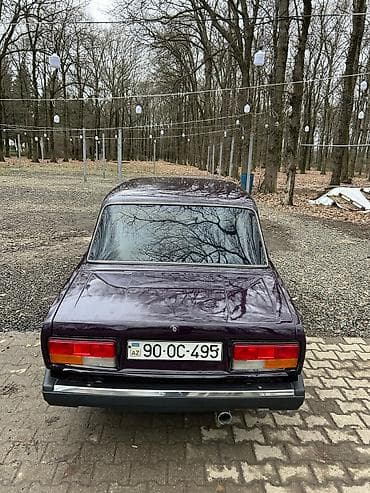 Su nəqliyyatı: VAZ 2107 sedan - Gövdə: 4 qapılı sedan, klassik dizayn - Rəng: tünd — 7