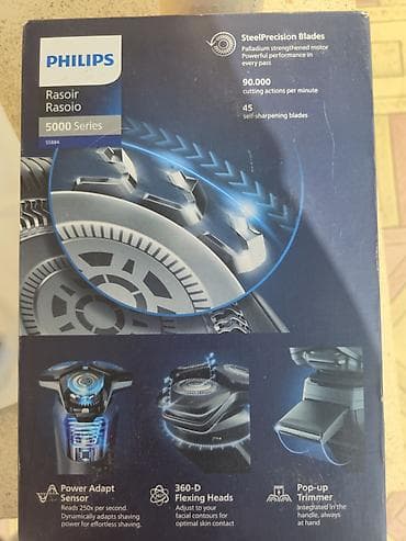 elektrikli plitə: Philips 5000 Series elektrik üz qırxan (model S5584) – SkinIQ — 3