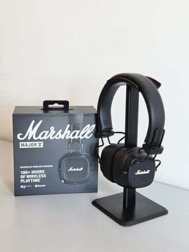 lalafo soyuducu ucuz: Simsiz (Bluetooth) Qulaqcıqlar, Marshall, rəng - Qara — 1