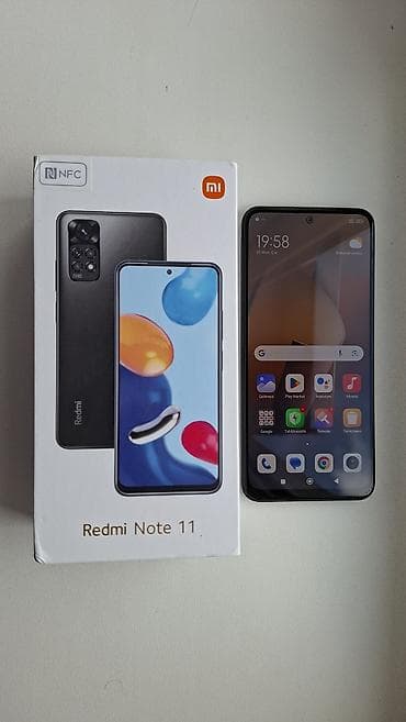 iphone 13 pro green: Redmi Note 11, 128 GB, rəng - Boz, Barmaq izi — 4