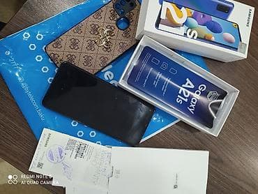 Компьютеры, ноутбуки и планшеты: Samsung Galaxy A21S, 32 ГБ, цвет - Голубой, Две SIM карты — 5