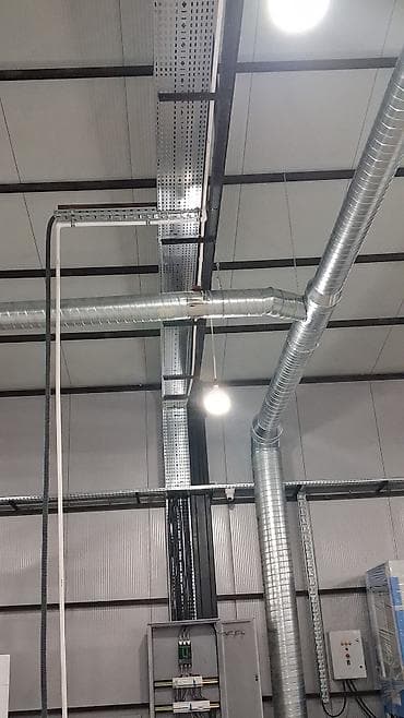 taxta qutu: Sənaye havalandırma sistemi və spiral borular Təsvir: - Qalvanizli — 2