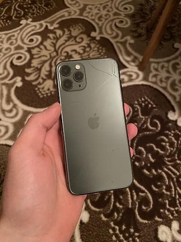 iphone 11 pro plata: IPhone 11 Pro, 64 GB, Matte Midnight Green — 1