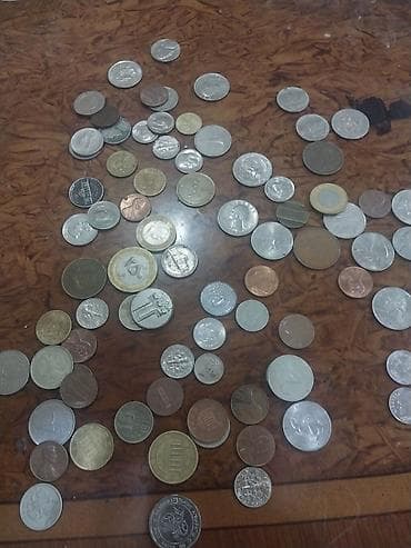 Mövzu: Qarışıq dünya kolleksiya sikkələri – müxtəlif ölkə və — 2
