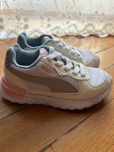 детские замшевые кеды: Кроссовки, Для девочек, 28, Puma — 2