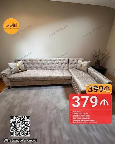 ruçkalar: Künc divan, Açılan, Bazalı, Şəhərdaxili pulsuz çatdırılma — 1