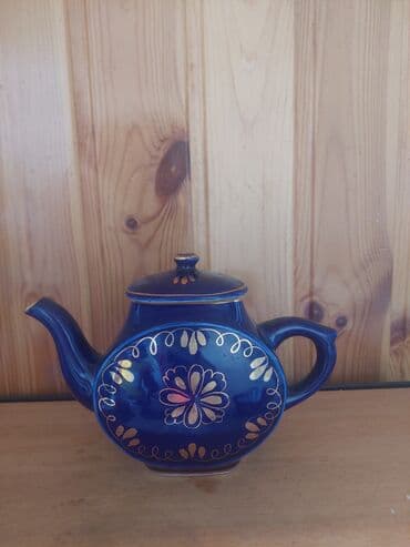 Rəng - Göy, Dəm caydanı, Farfor