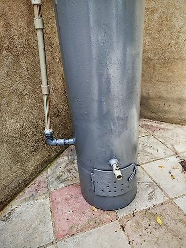 soba: Soba tipli su qızdırıcısı (samovar tipli “kolonka”) Həm elektirik — 1