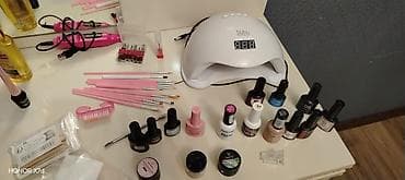 гель лаки: ✔ UV/LED quruducu aparat ✔ Frez aparat + başlıqlar ✔ Gel laklar və — 1