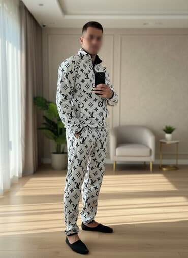 kişi ucun yay kostyumları: İdman dəsti, Louis Vuitton, XL, rəng - Ağ — 1