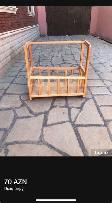 taxta otaq qapilari: Oğlan və qız üçün, Yeni, Dördbucaq, Beşik, Dəstsiz, Matrassız, Yellənmə mexanizmsiz — 2