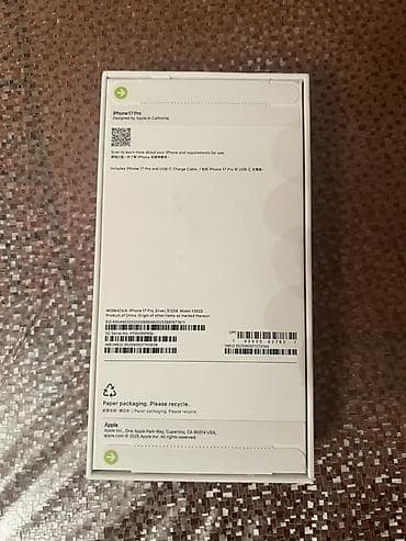 galaxy j2 2018: IPhone 17 Pro, 512 GB, Gümüşü, Face ID — 2