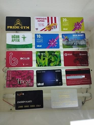 Reklam, çap: Plastik kartların istehsalı və çapı Təklif: - Bank kartı formatında — 2
