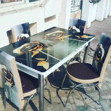 metbex stol stulları qiymetleri: 🇹🇷Türk istehsalı Möhtəşəm ✨✨ Kuxna üçün stol stul dəsti 2 stul 1 — 5