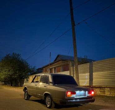 kia rio radiator: VAZ 2107 sedan - Kuzov: 4 qapılı sedan, boz rəng - Salon: klassik — 2