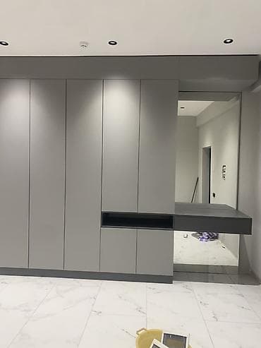 ucuz skaf: 6 qapı, Siyirməli, Boz, Digər material, Açılan, Düz dolab — 3