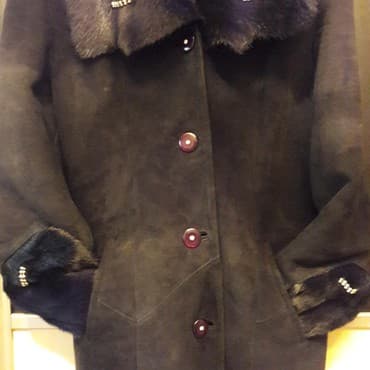 qadınlar üçün xəz palto: Дублёнка Женская стильная натуральная длинная и тёплая,в прекрасном — 1