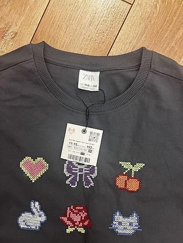 Футболки: Футболка, Для девочек, 10 - 12 лет, Zara Kids — 1