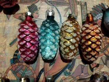 islenmis zontikler: Стеклянные елочные игрушки 2м — 4