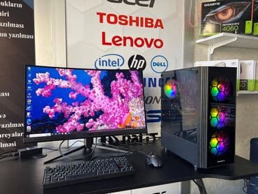 pc kompüter: Msi 27 İng 250 HZ Monitor / Sewenhero Rgb Case / İ5-12400F / RTX 4060 — 1
