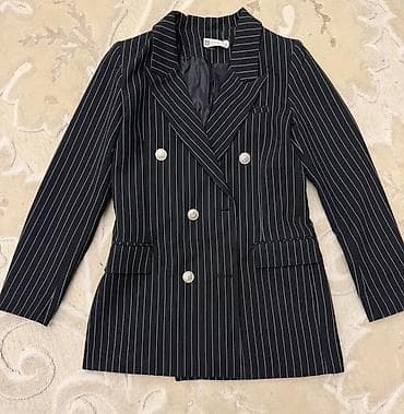 xonca bezedilmesi: Qadın dəbli blazerlər – 3 rəng - Qara ikiqat düyməli blazer: klassik — 8