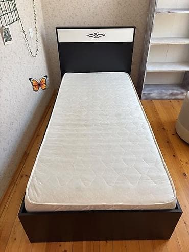 islenmis matras: Çarpayı – H. Aslanov - Tək nəfərlik modern dizaynlı çarpayı - Rəng — 1