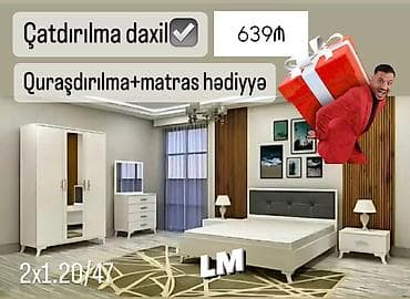 *Yataq dəsti* *Sifarişlə və yeni* Qiymət : *639₼* Dəstə lalafo.az -da *Yataq dəsti* *Sifarişlə və yeni* Qiymət : *639₼* Dəstə