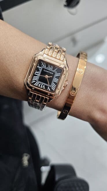 cartier браслет qiymeti: Новый, Наручные часы, Cartier, цвет - Золотой — 11