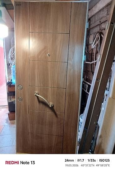 замки на входную дверь: Dəmir giriş qapısı – taxta naxışlı MDF üzlük Ölçüsü 1 -2.20. Təzə — 2