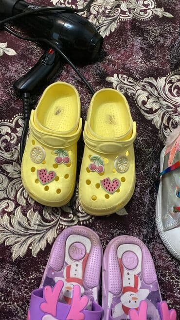 детские спортивные туфли: Uşaq ayaqqabıları dəsti 1) Qara trikotaj slip-on krossovkalar - — 3