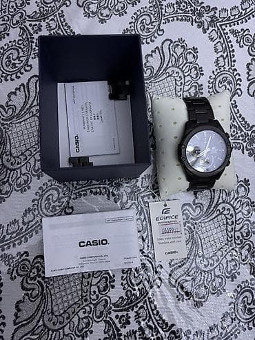 casio edifice: Casio Edifice kişi qol saatı - Brend/model: Casio Edifice (qutuda və — 3