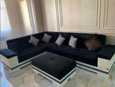 Künc divan, İşlənmiş, Açılan, Bazasız, Vеlur parça, Çatdırılma yoxdur