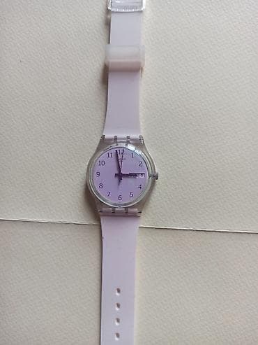 Smart qolbaqlar: Qol saatı, Swatch, rəng - Ağ — 2