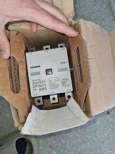 Tavan: Siemens 3TF51 kontaktor + termik rele. ayrı ayrı da satılır. kontaktor — 2