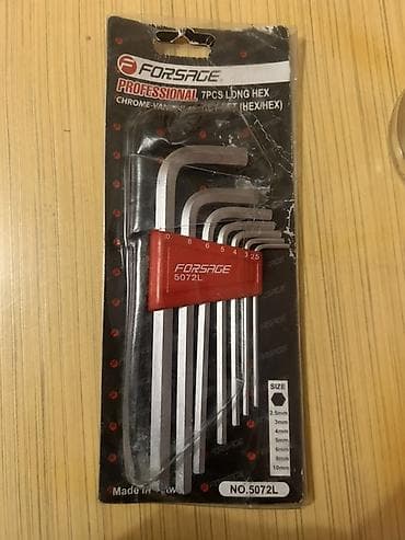 forsage: Açar dəsti ədəd: 7 — 1