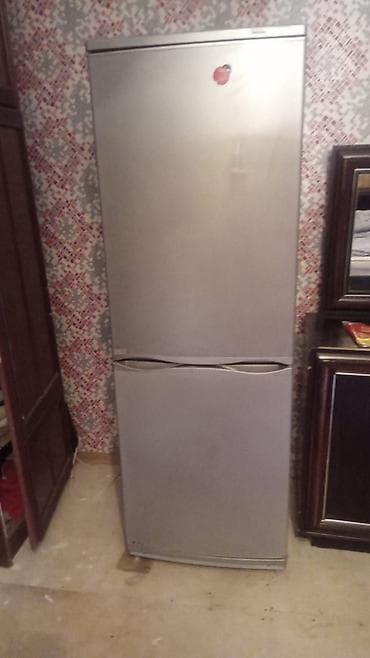 İşlənmiş 2 qapılı Soyuducu Satılır, rəng - Gümüşü, Təkərli — 2